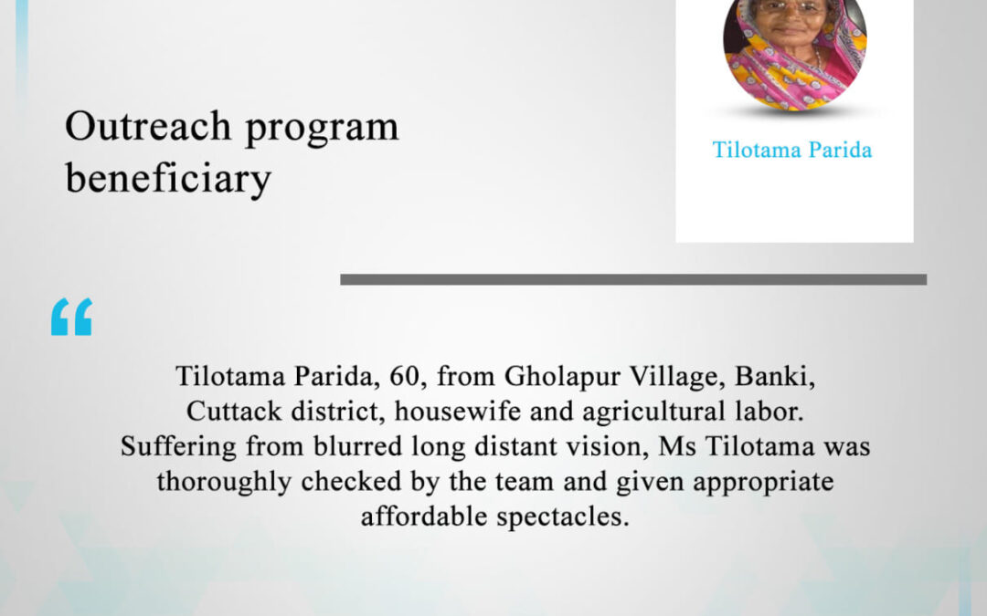 Outreach Program Beneficiary