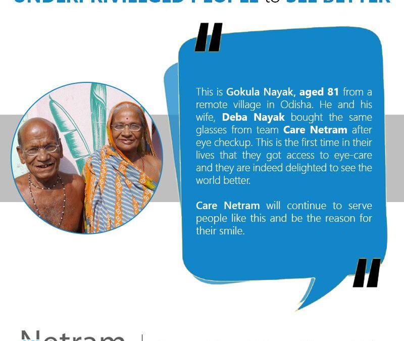 Underprivileged People to See Better